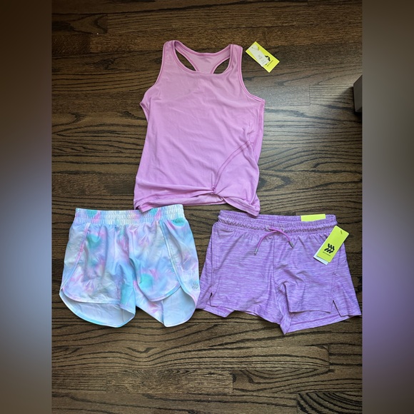 all in motion Other - All In Motion shorts and tank - set of 3 - size 8 - all brand new